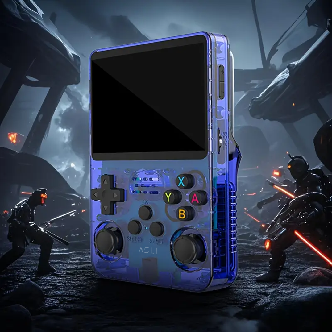 Asli Global Xretro Engine 3.5 Xretro Handheld Game Console With Linux System 128GB | Blue Asli Global Xretro Engine 3.5 Xretro Handheld Game Console With Linux System 128GB | Blue